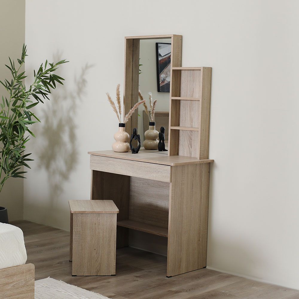 طقم سرير جامورة بحجم كبير  مع خزانة ملابس ومقعد