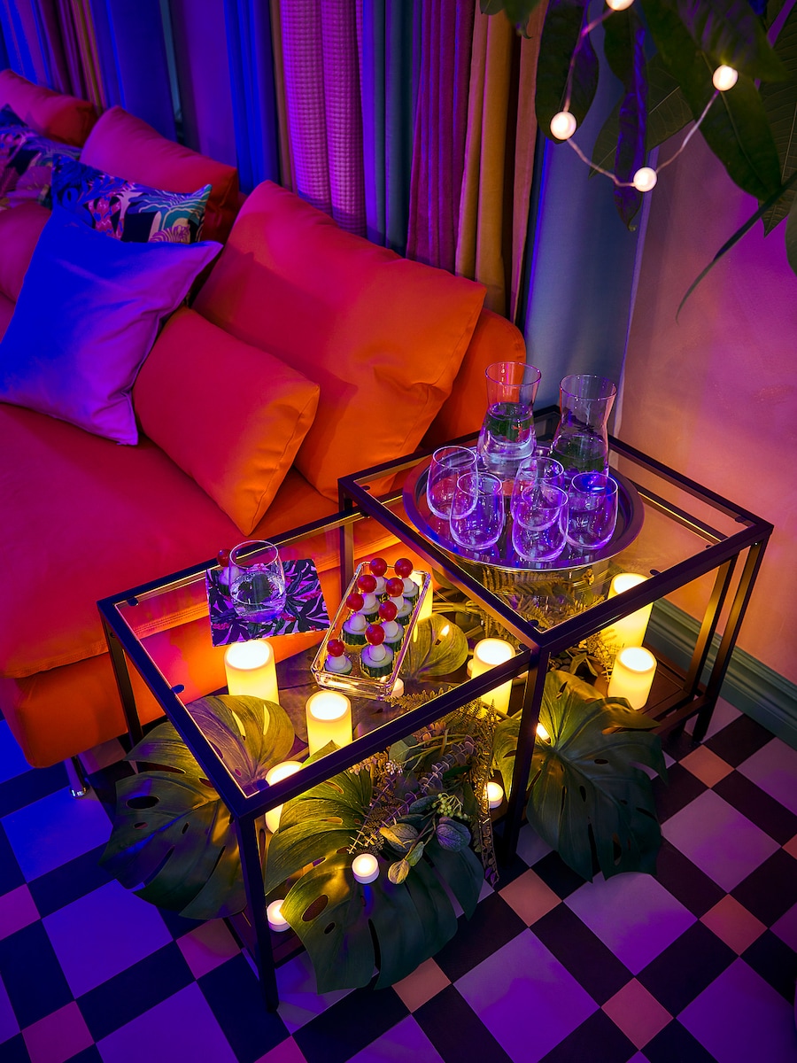 مجموعة طاولات، طقم من 2