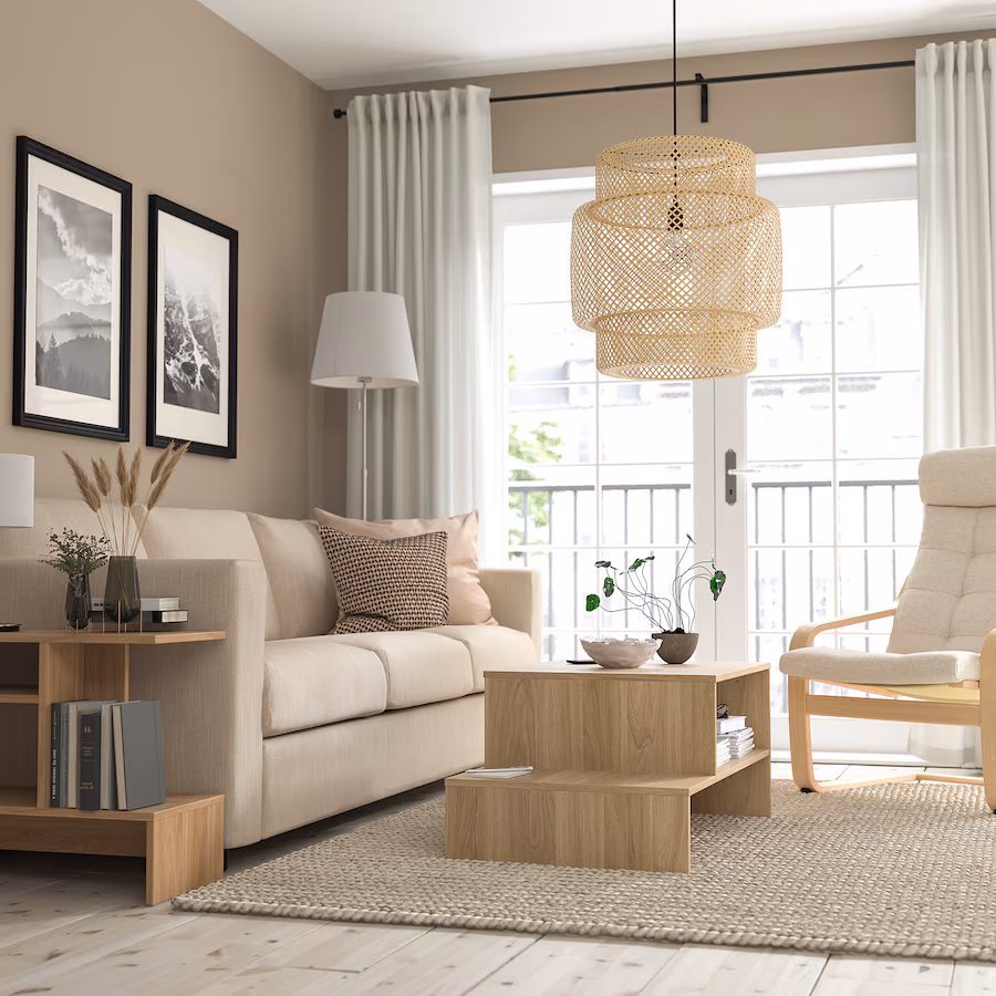 طاولة قهوة, شكل السنديان