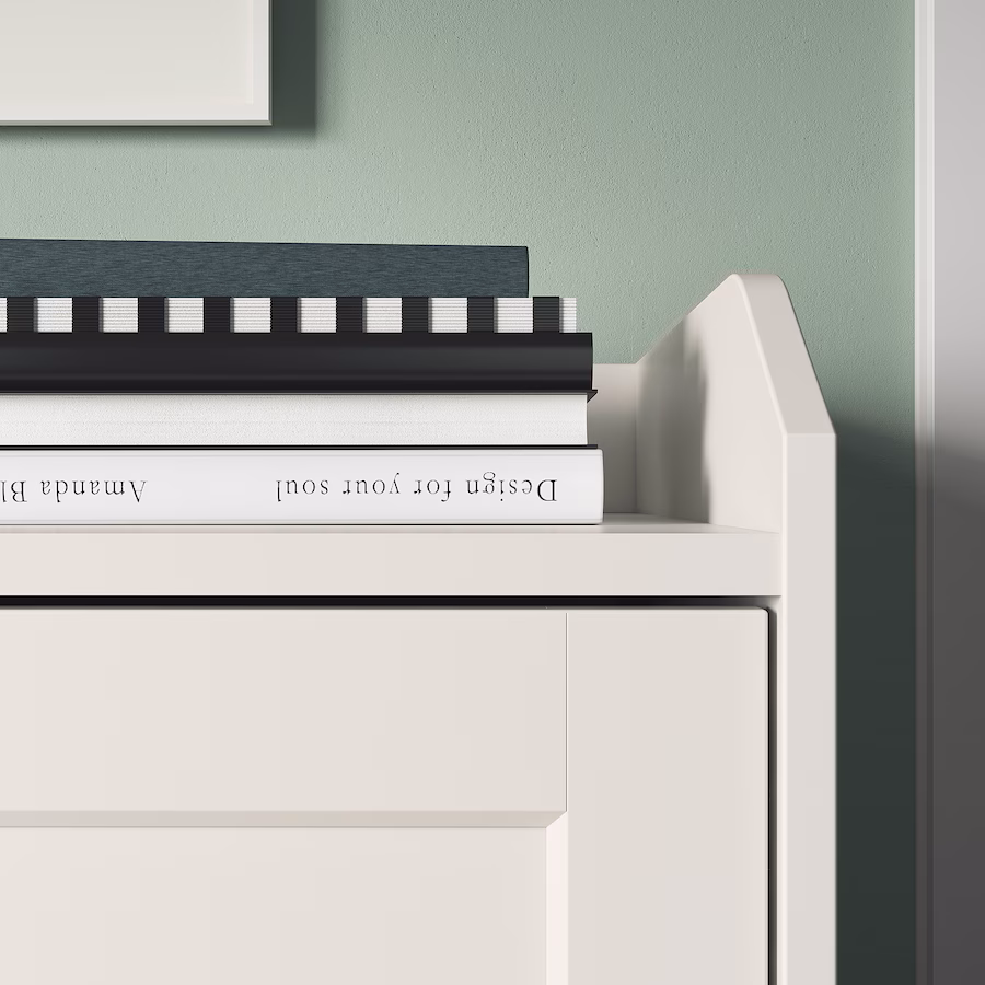 خزانة جانبية, أبيض