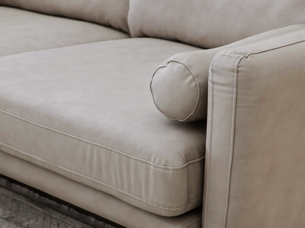 تورينو كنب ثنائي جلد بيج غامق وودي