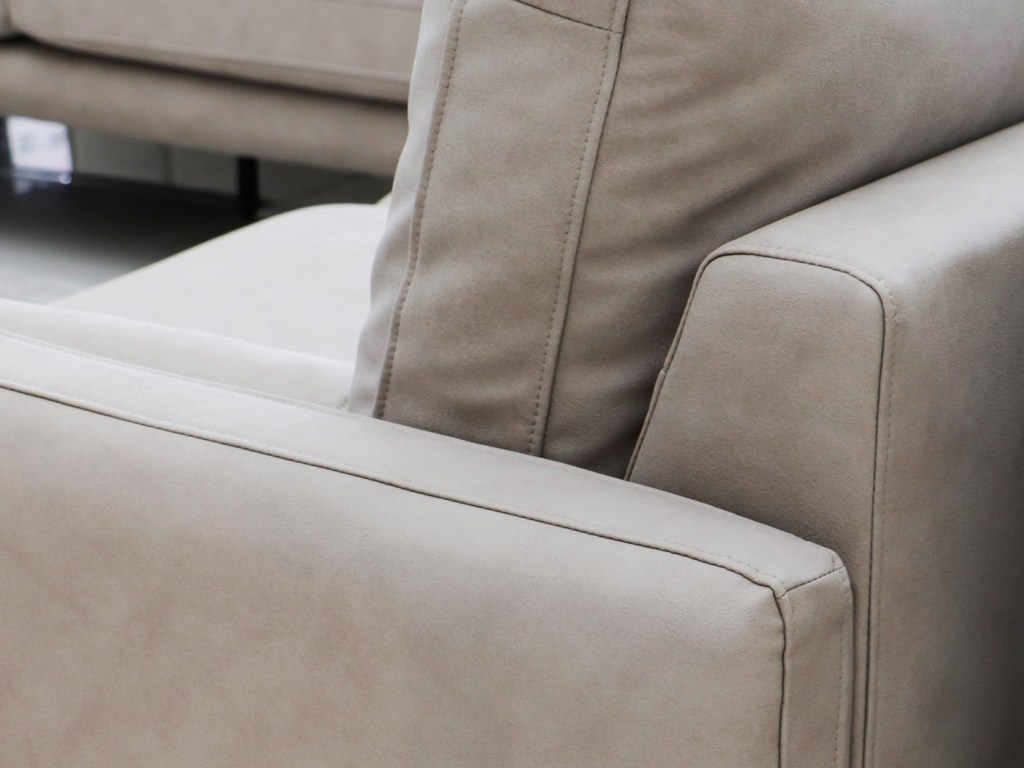 تورينو كنب ثلاثي جلد بيج غامق وودي