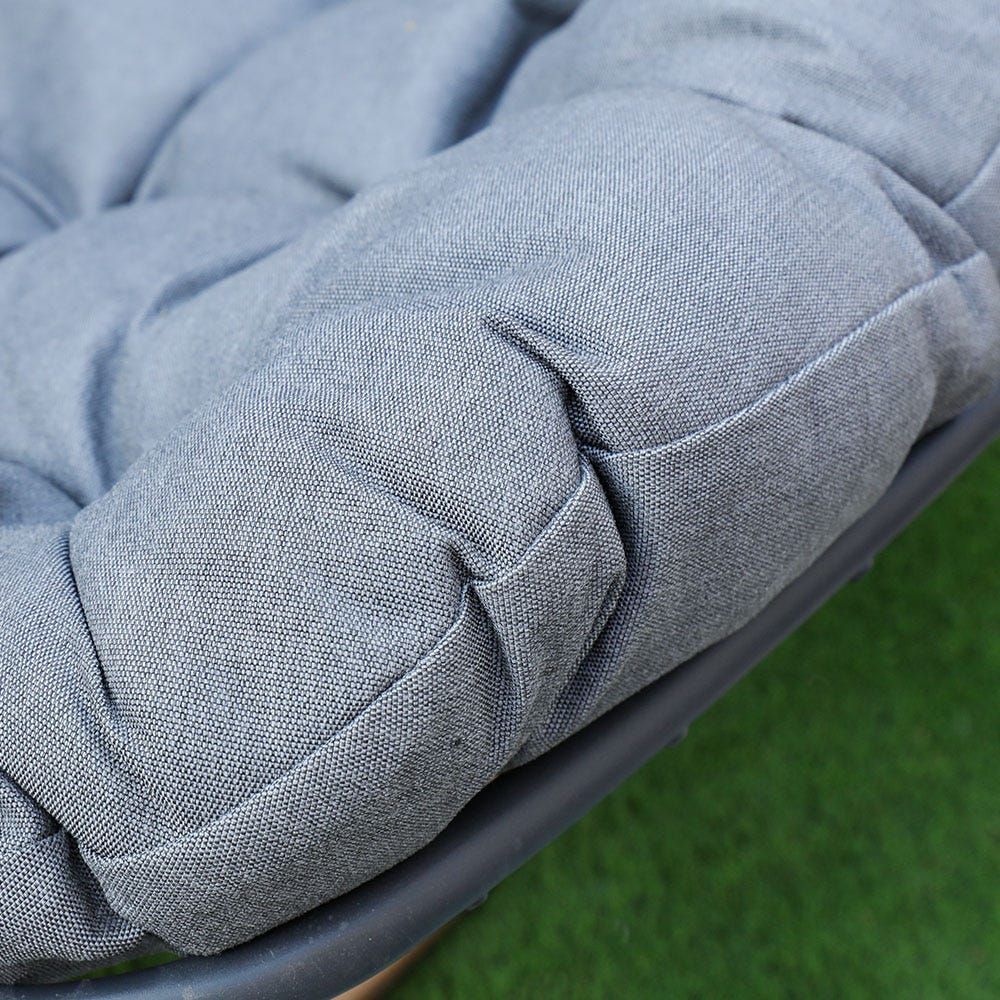 كرسي هزاز اميلي - رمادي